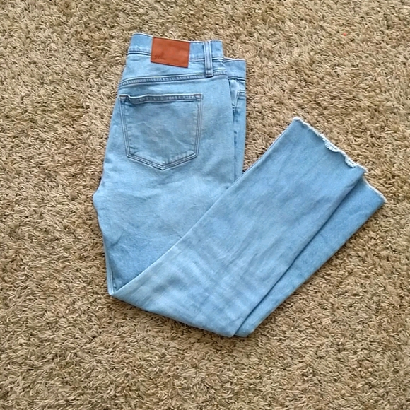 j crew skim broken in boyfriend jeans h0914 - Picture 2 of 10
